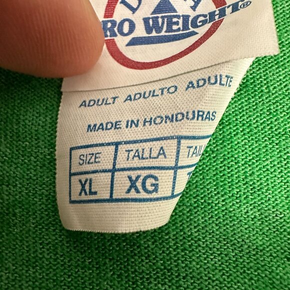 Delta Pro Weight Mens Harambe Graphic Short Sleeved T-Shirt Size XL Green - Picture 4 of 7